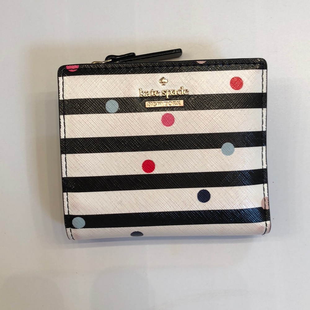 Kate Spade polka dot wallet